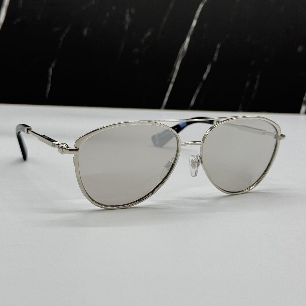 NEW BURBERRY BE3157 1005/8V UNISEX SILVER SUNGLASSES BURBERRY BE3157 10058V - Picture 6 of 11